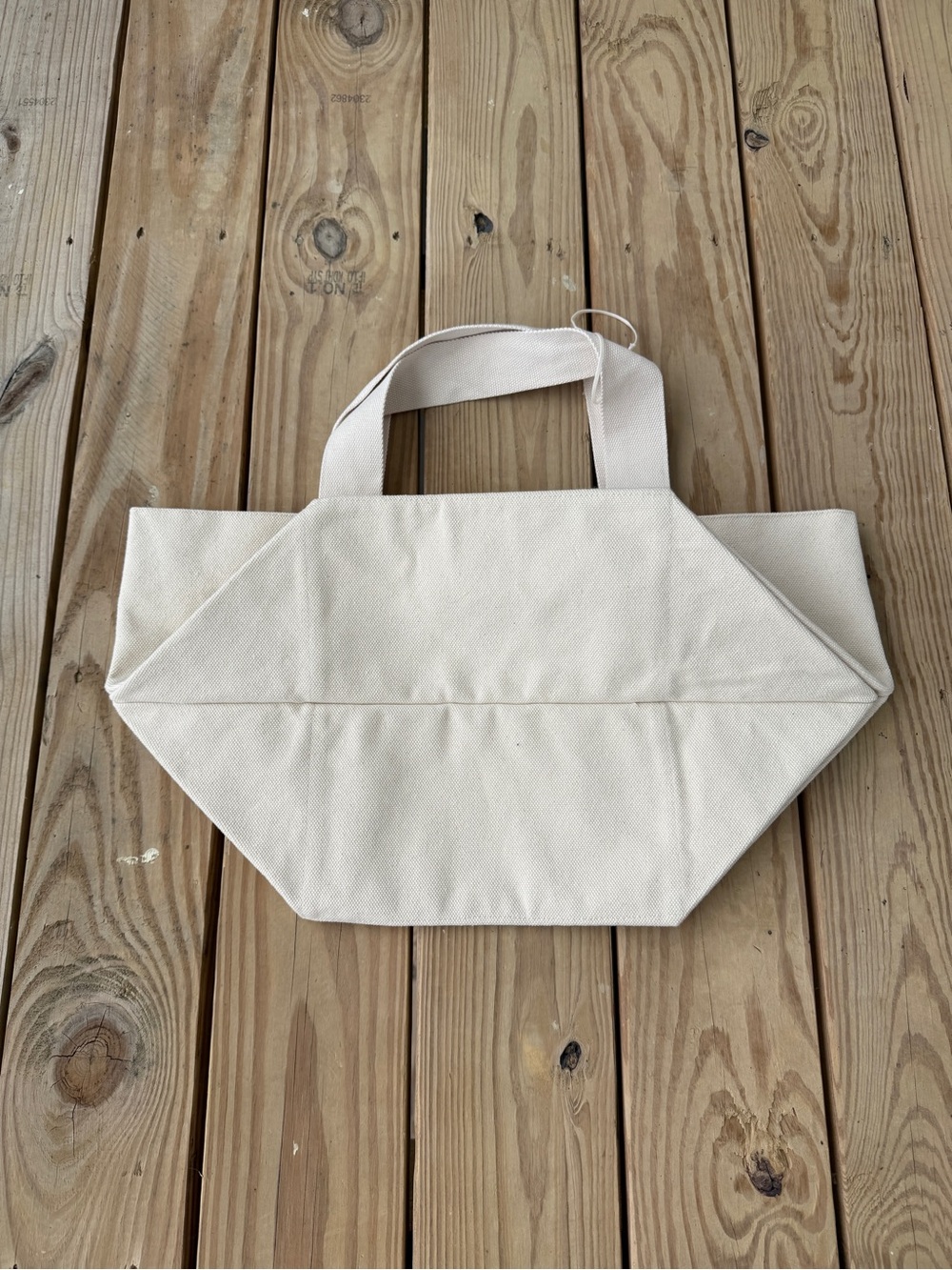 Merit Beauty The Everything Tote Bag Beach Cotton Canvas NWOT - Picture 3 of 5